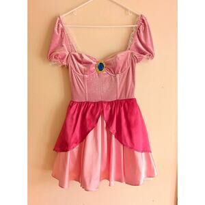 Dolls Kill Trickz N Treatz Mushroom Princess Peach Cosplay Dress Sz 5